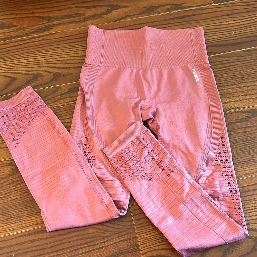 Pink gymshark energy seamless leggings